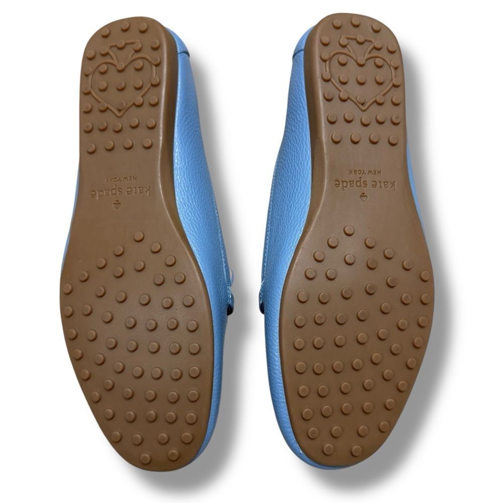 Kate Spade Bernice Sky Blue Loafers Classic Slip On Flats Women’s Size 7 - Picture 7 of 10